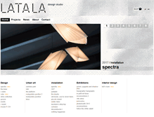 Tablet Screenshot of lataladesign.com